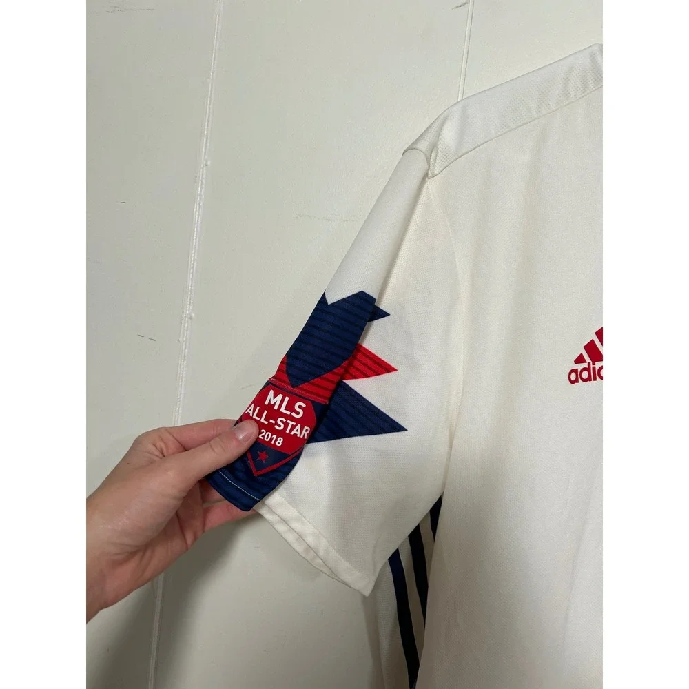 Adidas MLS All-Star 2018 Soccer Jersey Target Sponsor Mens XL White Climacool - Picture 6 of 7